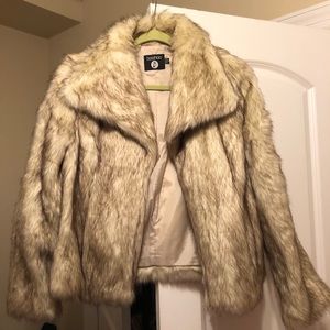 Faux fur jacket